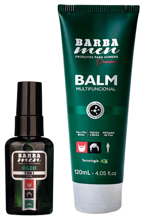 Kit Dia a Dia Balm 120ml + Óleo 3 em 1 34ml