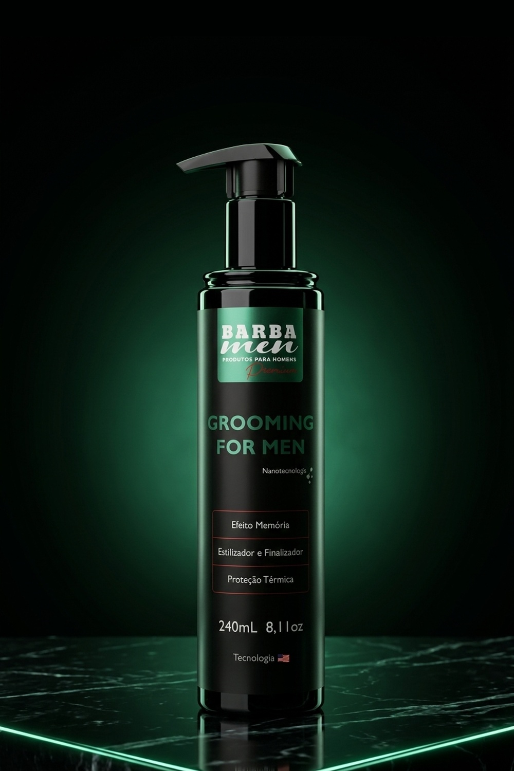 Grooming For Men Barba Men 240ml Estilizador Capilar com Efeito Memória