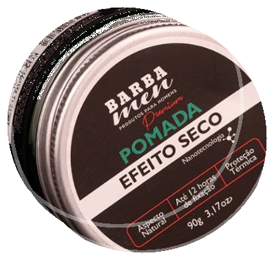 Pomada Modeladora Premium Efeito Seco Barba Men 90g
