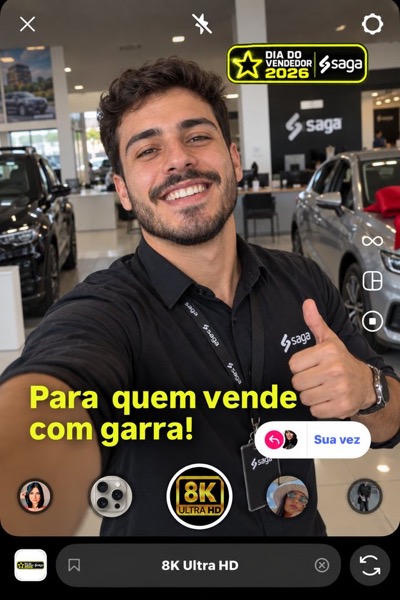 Modelo do Sua vez: Para quem vende com garra