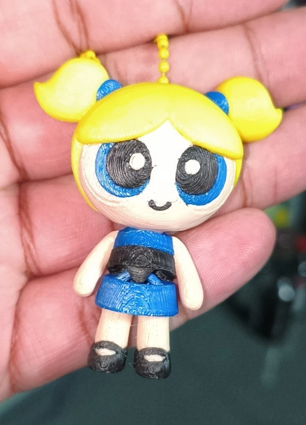 Chaveiro Lindinha em impressão 3D