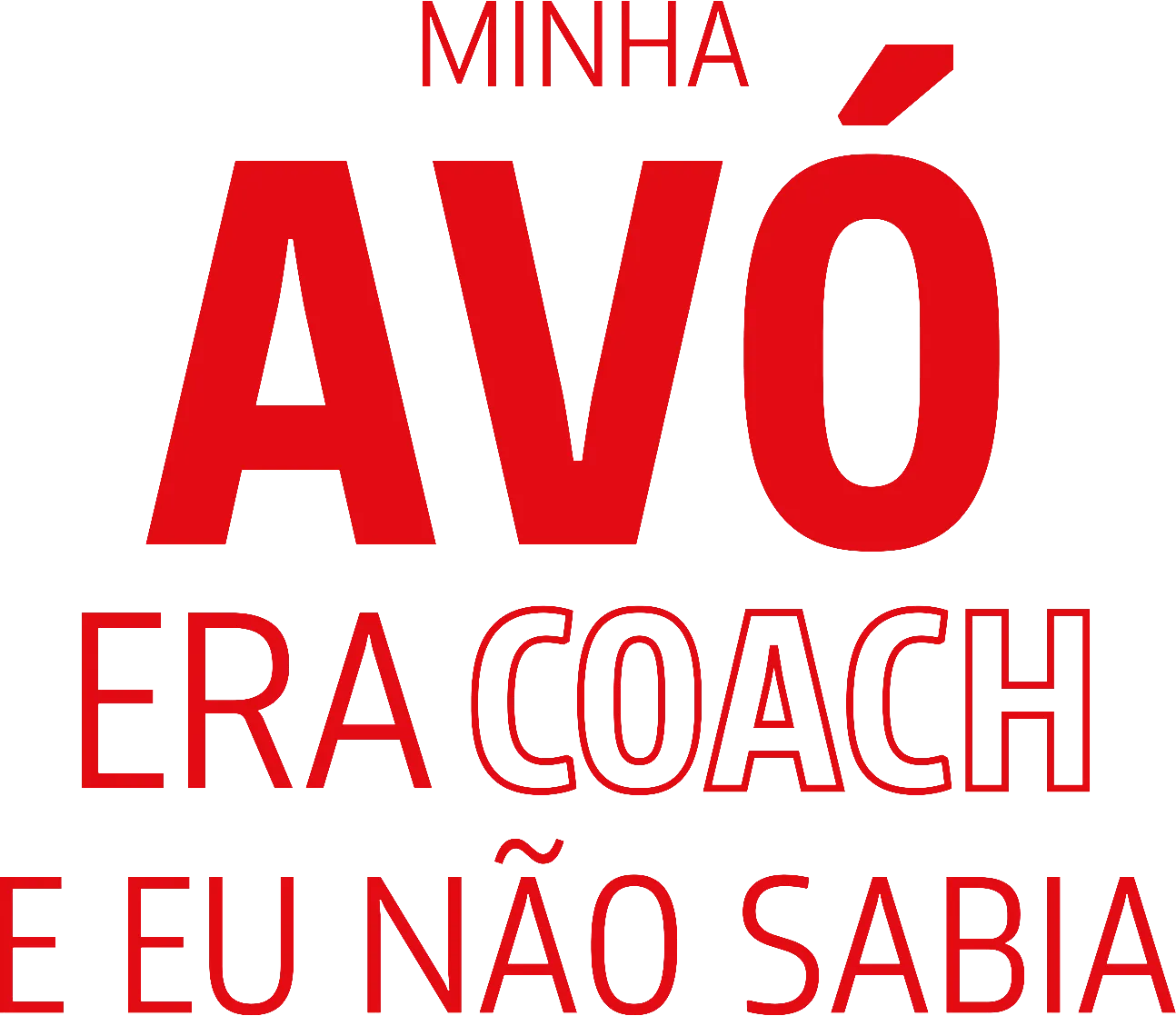Logo Minha Avó era Coach