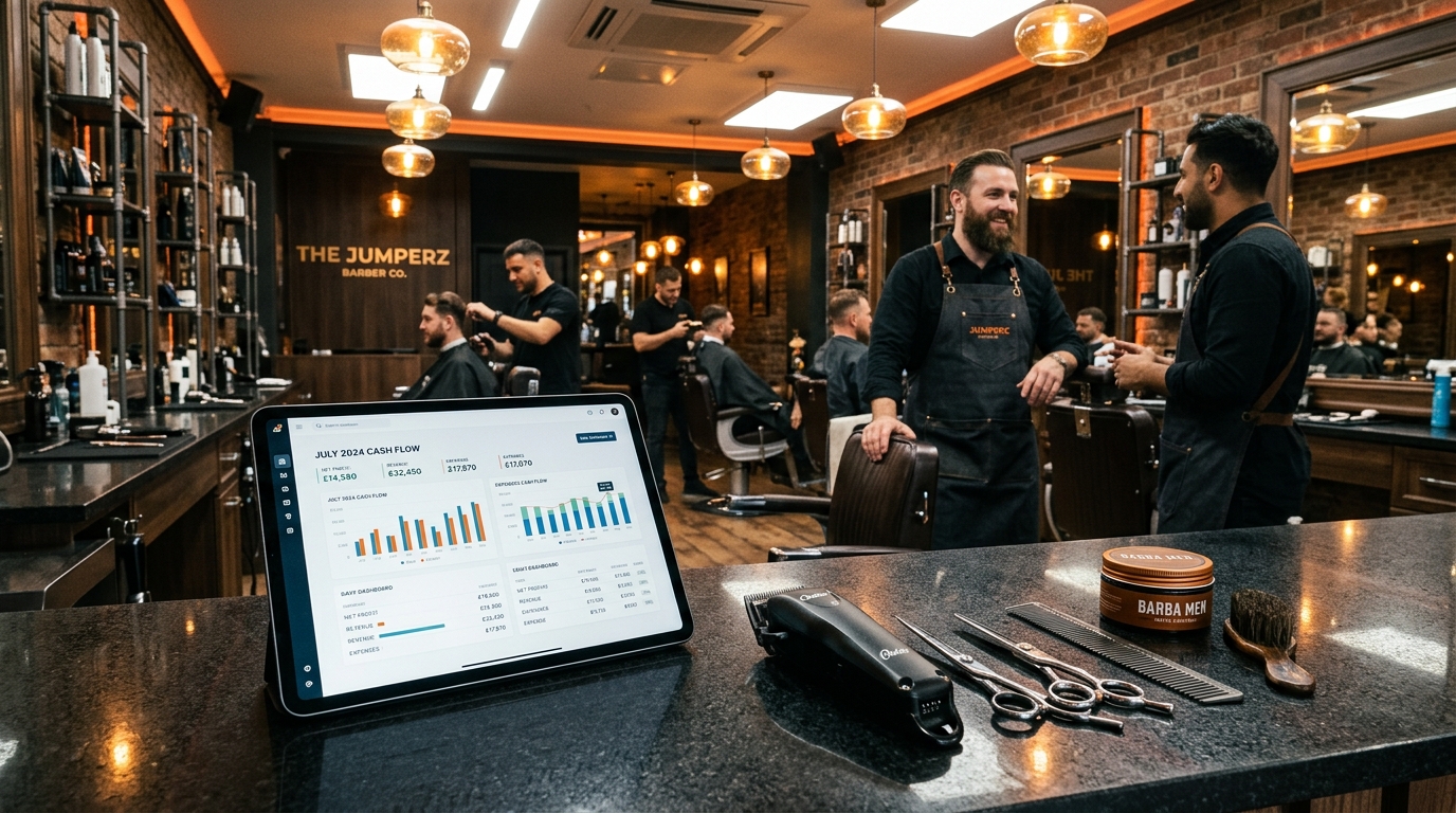 Gestão Financeira para Barbearia: Fluxo de Caixa, Comissões e Lucro Real