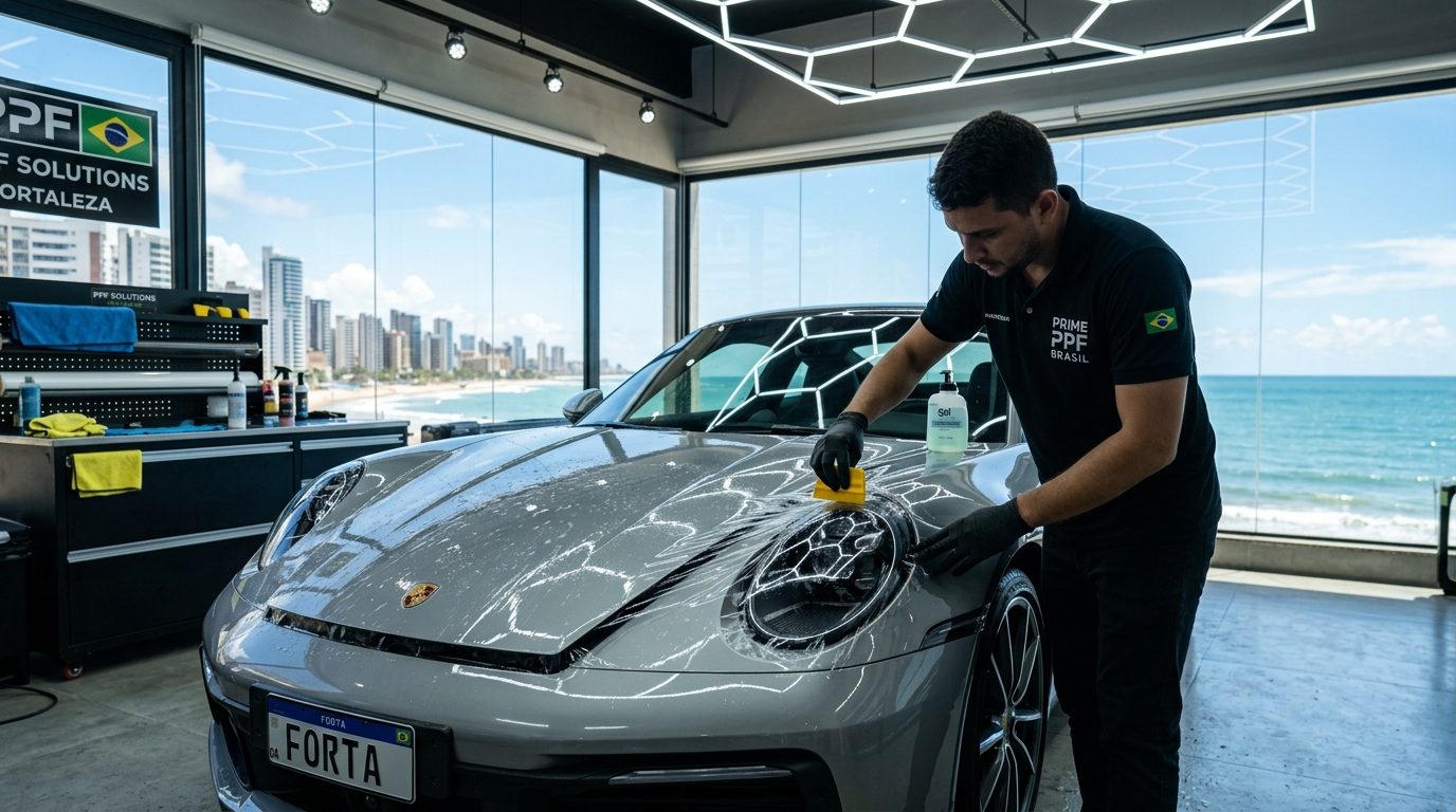 Estética Automotiva em Fortaleza (CE): Vencendo o Micro-Jateamento dos Ventos Alísios