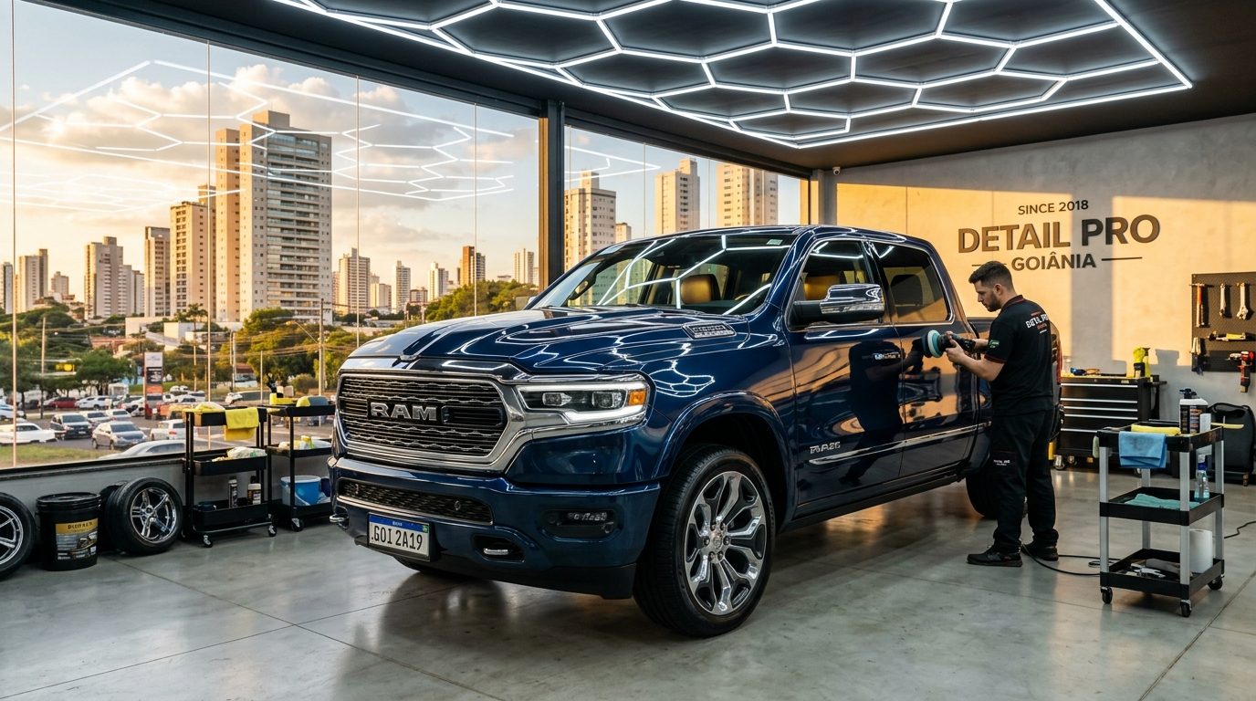 Estética Automotiva em Goiânia (GO): Lucrando Alto com a Frota Pesada do Agro