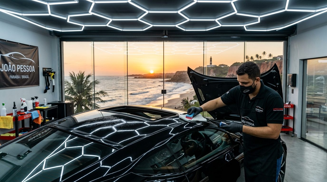 Estética Automotiva em João Pessoa (PB): Preservação de Borrachas e Pintura na Orla