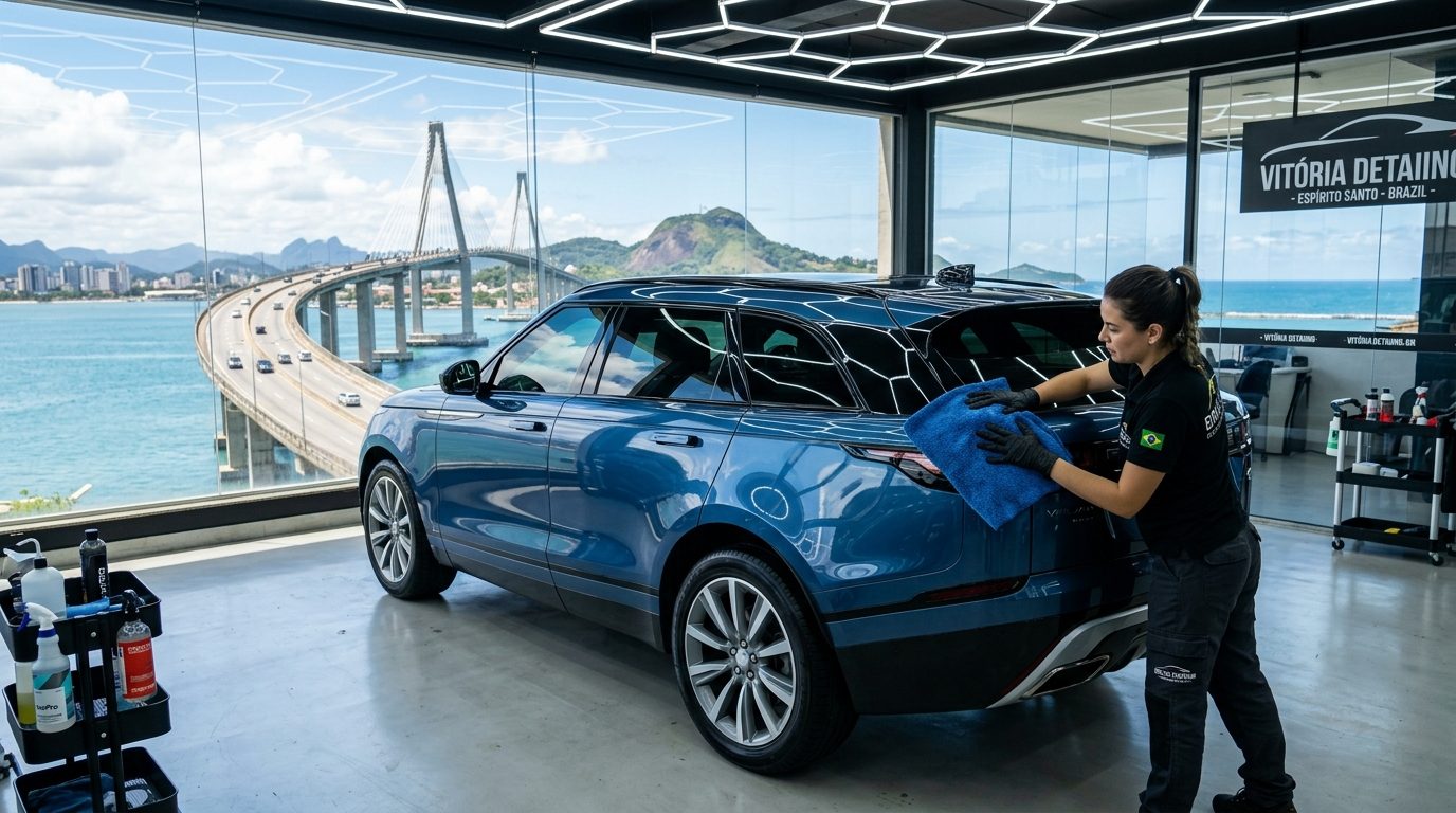 Estética Automotiva em Vitória (ES): Como Blindar Pinturas Contra o Pó Preto e Salitre