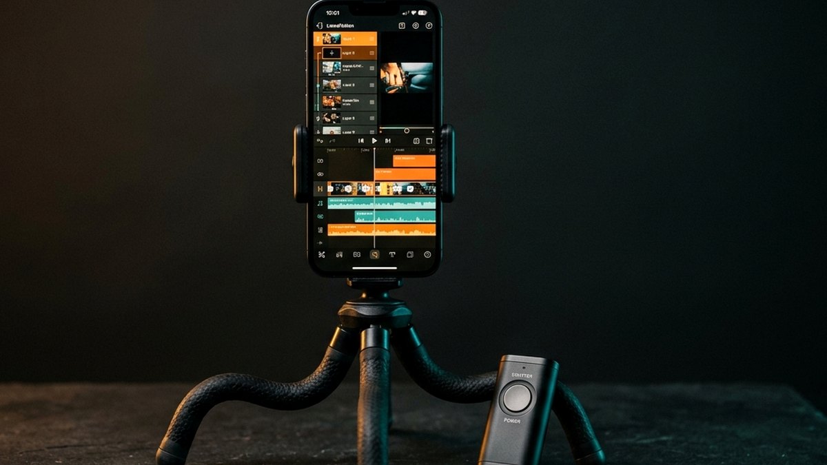 Produção Enxuta // Captação e edição vertical direta no smartphone com disparador Bluetooth