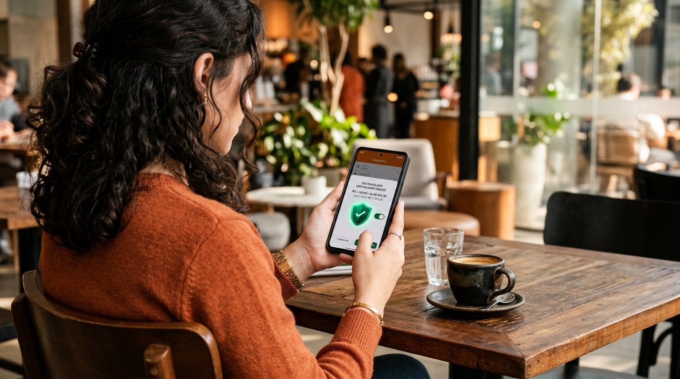 Experiência de Pagamento // Aprovação instantânea via QR Code PIX e parcelamento digital no celular
