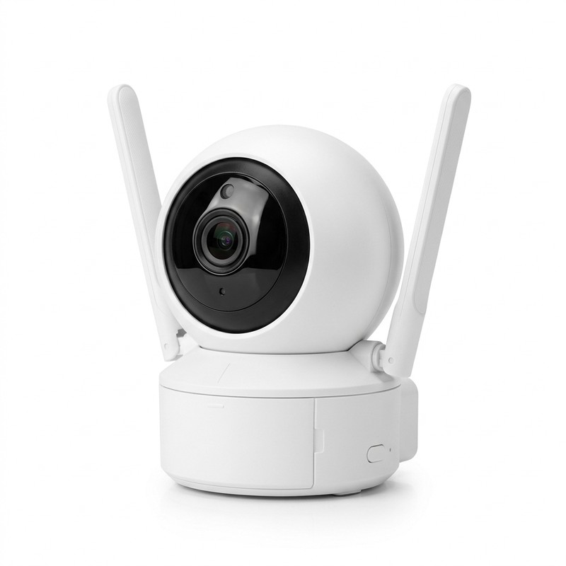 Câmera Segurança Interna Wi-Fi 360 Full HD Visão Noturna Áudio Loja