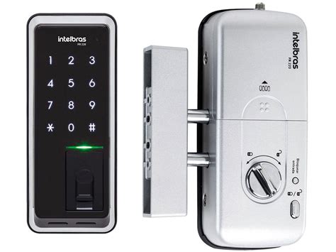 Fechadura Digital de Porta Biométrica Intelbras Interna FR 220