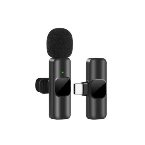 Microfone De Lapela Sem Fio Profissional Duplo Tipo C | Shopee Brasil