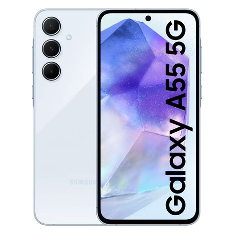Samsung Galaxy A55 5G (Awesome Iceblue, 8GB RAM, 256GB Storage) | Metal ...
